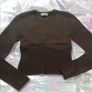 Artizia Babaton Chocolate Brown Knit Top 181.